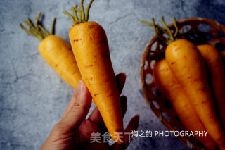 象形胡萝卜馒头的做法