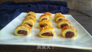 一口豆沙酥的做法