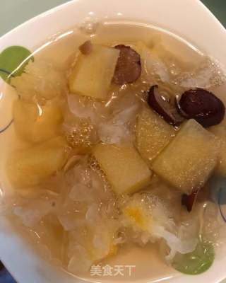苹果银耳“天然减肥汤”的做法
