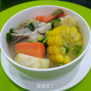 猪骨玉米马蹄汤的做法