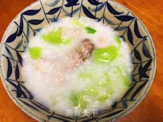 咸猪骨芥菜粥的做法