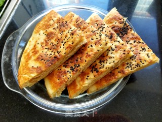 芝麻千层大饼的做法