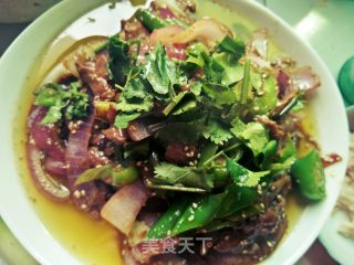 孜然牛肉的做法