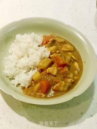 咖喱鸡饭的做法