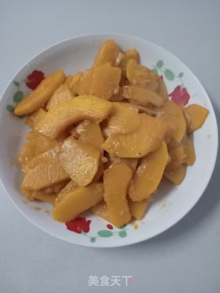清炒南瓜片的做法