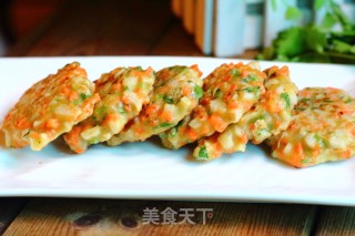 胡萝卜莲藕鸡蛋饼的做法