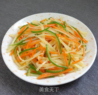 素炒三丝的做法