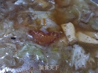 豆腐炖白菜的做法
