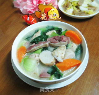 腊鸭腿煮三素的做法