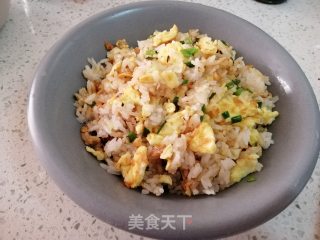 凑合凑合的蒜香蛋炒饭的做法