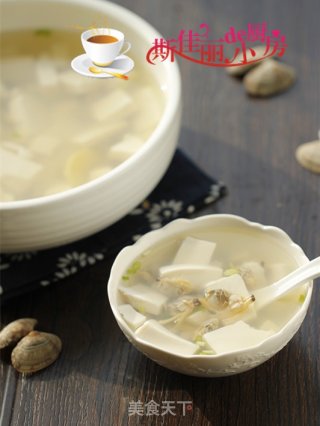 蛤肉豆腐汤的做法