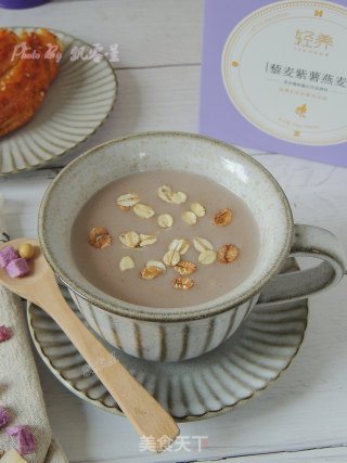 藜麦紫薯豆浆的做法