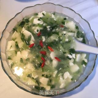 青菜豆腐羹的做法