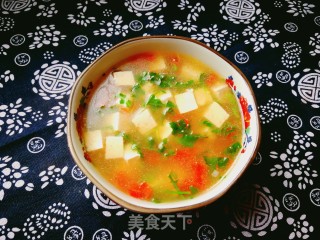 荠菜豆腐汤的做法