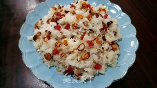 腊味糯米饭的做法