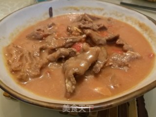 番茄炒牛肉的做法
