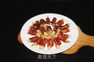 金针菇培根肉卷的做法