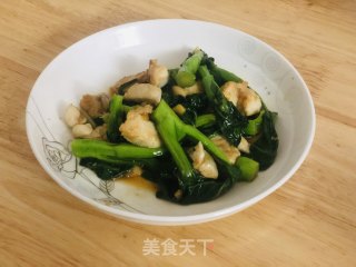 小菜心炒肉