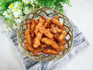 酥炸杏鲍菇的做法