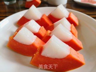 懒人版木瓜椰冻的做法