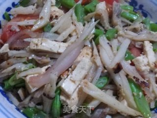 时蔬配豆腐的做法