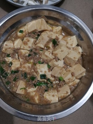 肉沫豆腐的做法