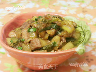 葱香冬瓜猪肉丁的做法