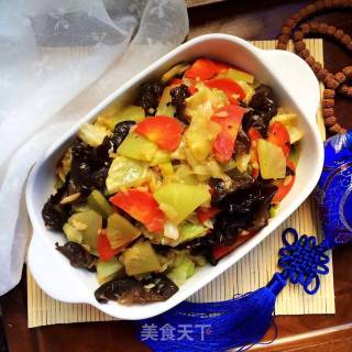 木耳炒什锦的做法