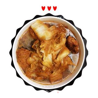 白菜烧肉圆的做法