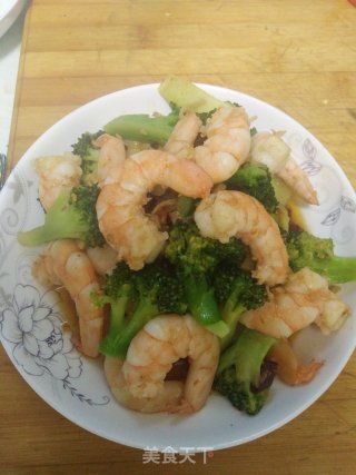 虾仁西蓝花的做法