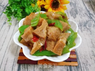 辣椒炒面筋的做法