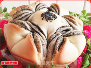 芝麻酱花式面包的做法