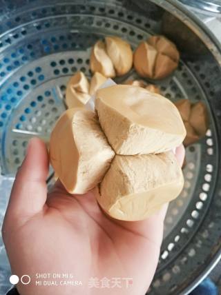开花红糖馒头的做法