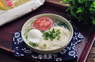 荷包蛋面条的做法