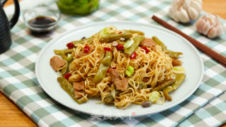 豆角焖面的做法