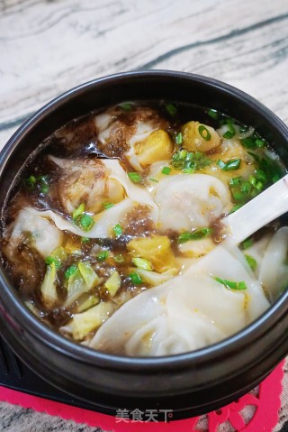 肉菜馄饨的做法