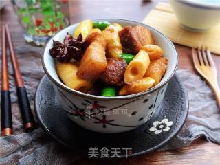 芸豆笋子红烧肉的做法
