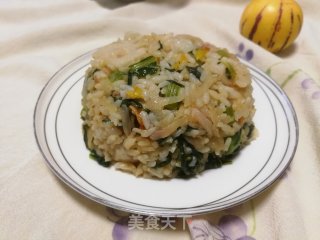 毛芋芥菜炒饭