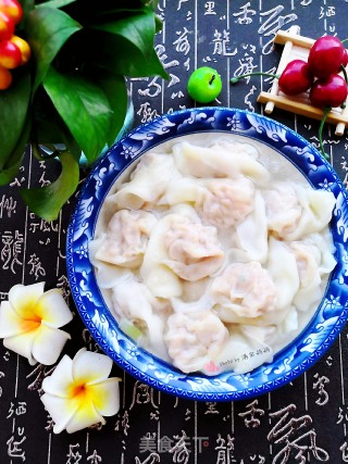 虾肉馄饨的做法