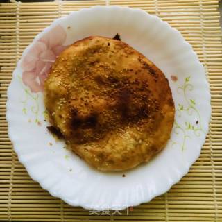 吃到久违的烧饼夹粉丝的做法