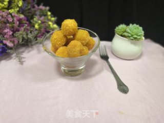 炸地瓜丸子的做法