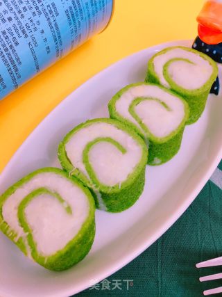 翡翠山芋卷的做法