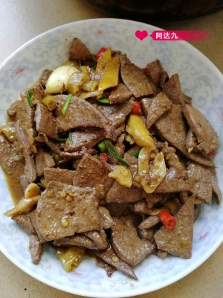 泡椒猪肝的做法