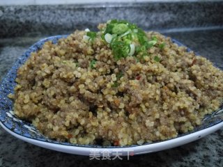 小米粉蒸牛肉的做法