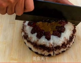 红枣、糯米做的特色切糕香甜软糯，营养丰富，比蛋糕还好吃，制作方法超级简单！的做法