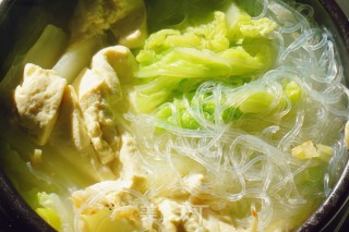 白菜炖豆腐的做法
