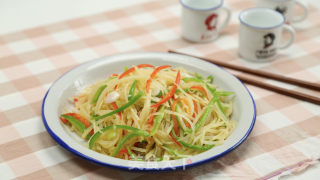 青椒土豆丝的做法