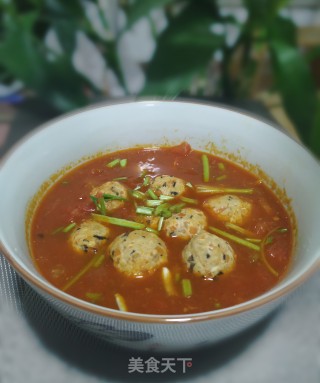 番茄鸡肉丸子的做法
