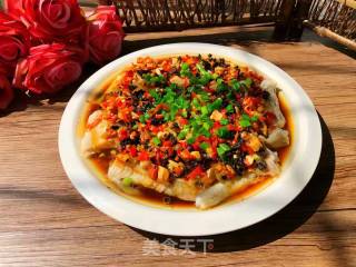 紫苏蒸龙头鱼的做法