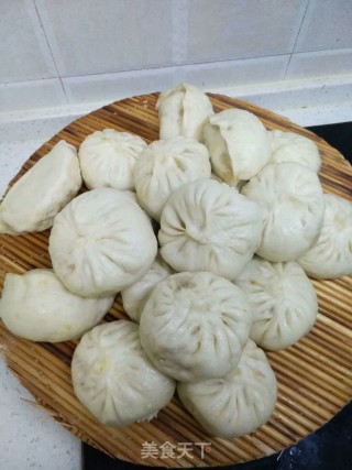 南瓜虾仁素包的做法